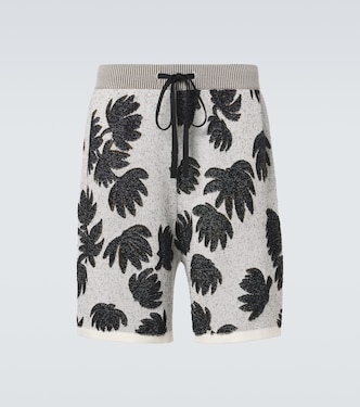 Shorts in spugna jacquard | Commas