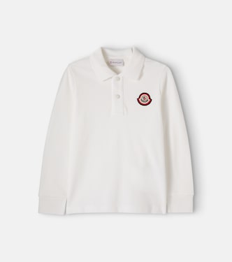 Cotton piqué polo shirt | Moncler Enfant