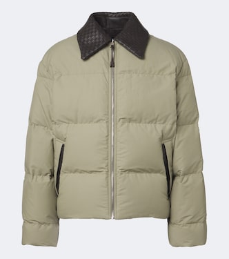 Intrecciato cotton-blend down jacket | Bottega Veneta