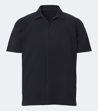 Basics pleated polo shirt | Homme Plissé Issey Miyake