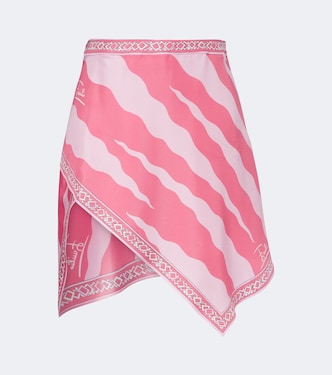 Minirock Fiamme aus Seiden-Twill | Pucci