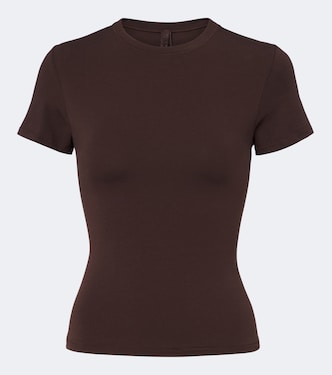 Cotton Jersey cotton-blend T-shirt | Skims