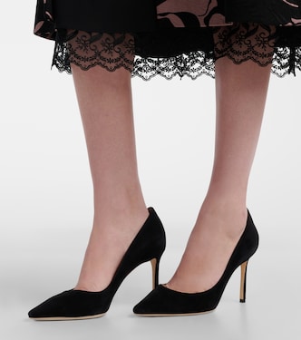 Romy 85 suede pumps in black - Jimmy Choo | Mytheresa