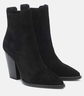 Theo 95 suede ankle boots | Saint Laurent
