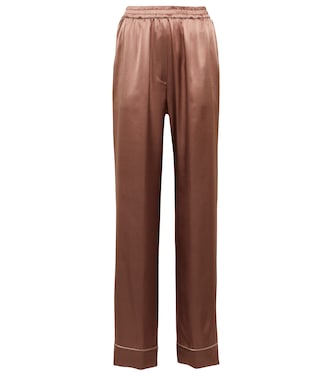 Pantalon de pyjama en satin de soie | Dolce&Gabbana