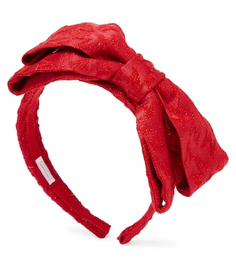Lurex® bow headband | Monnalisa