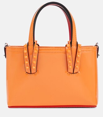 Cabata Nano patent leather tote bag | Christian Louboutin