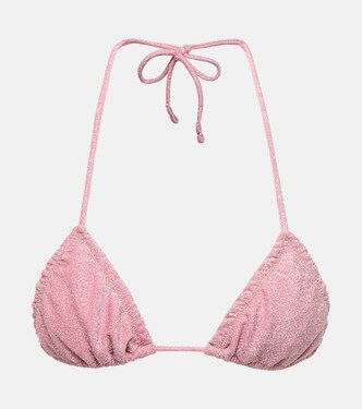 Guia Lurex® triangle bikini top | Reina Olga