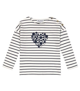 Striped cotton-blend top | Tartine et Chocolat