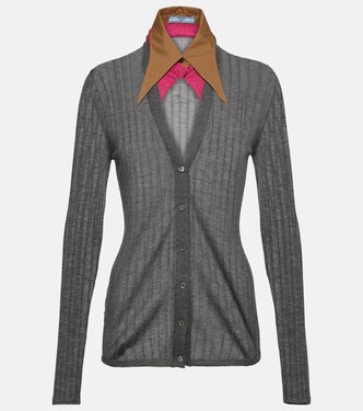 Cardigan aus einem Kaschmirgemisch | Prada