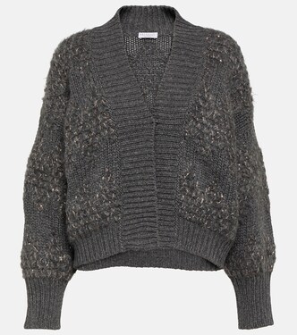 Wool, cashmere, and silk cardigan | Brunello Cucinelli