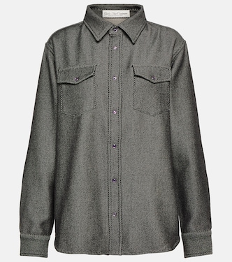 Cashmere and cotton denim shirt | God's True Cashmere