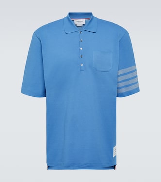 Polohemd 4-Bar aus Baumwoll-Piqué | Thom Browne