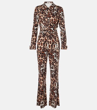 Michele leopard-print jumpsuit | Diane von Furstenberg