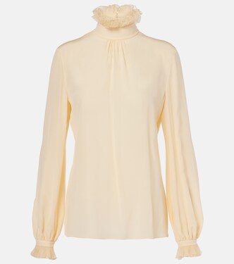 Silk crêpe de chine shirt | Valentino