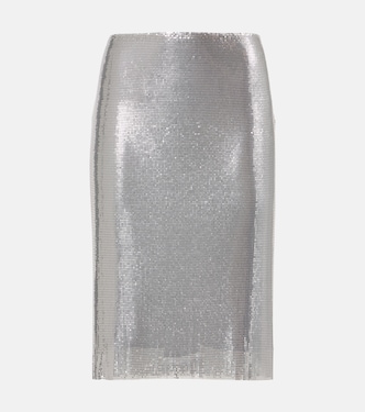 Chainmail pencil skirt | Versace