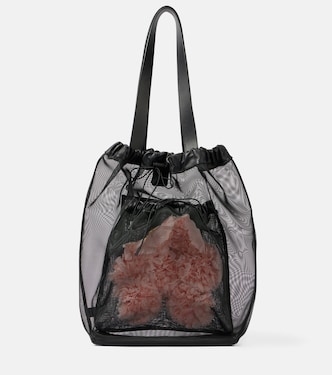 Sac Carnation Pocket en toile et cuir | Simone Rocha