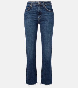 Valen mid-rise straight jeans | Agolde