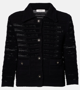 Precise Pointelle cotton-blend cardigan | Dorothee Schumacher