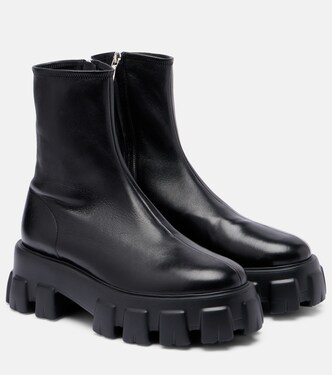 Botines Monolith de piel | Prada