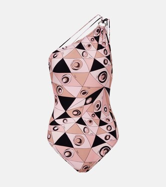 Occhi one-shoulder swimsuit | Pucci