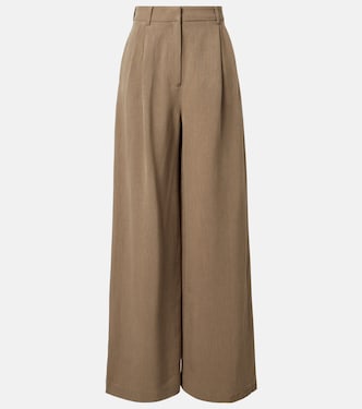 Marfa pleated wide-leg pants | The Frankie Shop