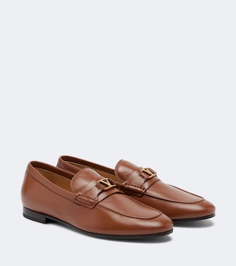 VLogo leather loafers | Valentino Garavani