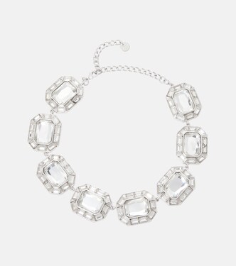 Crystal-embellished choker | Self-Portrait