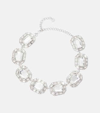 Crystal-embellished choker | Self-Portrait