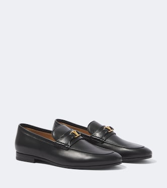 VLogo leather loafers | Valentino Garavani