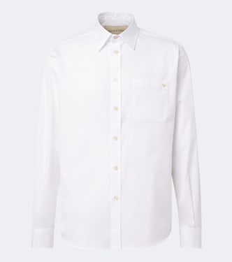 VGold cotton Oxford shirt | Valentino