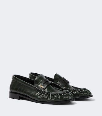 Le Loafer eel leather loafers | Saint Laurent