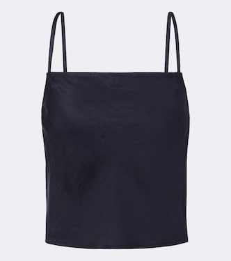 Daniel open-back crop top | Leset