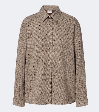 Wool-blend tweed overshirt | Moncler