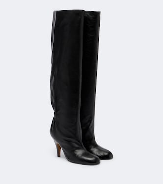 Leather knee-high boots | Phoebe Philo