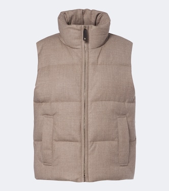 Cashmere-blend down vest | Max Mara