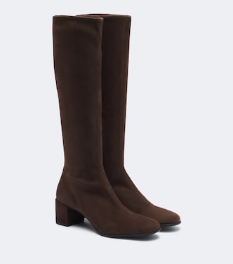 Stiefel aus Veloursleder | Prada