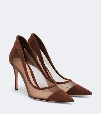 Leather-trimmed pumps | Gianvito Rossi
