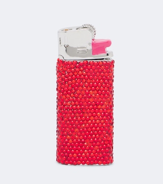 Red Flame Miniature Got a Light? clutch | Judith Leiber Couture