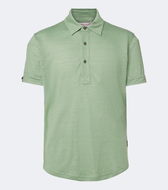 Sebastian linen jersey polo shirt | Orlebar Brown