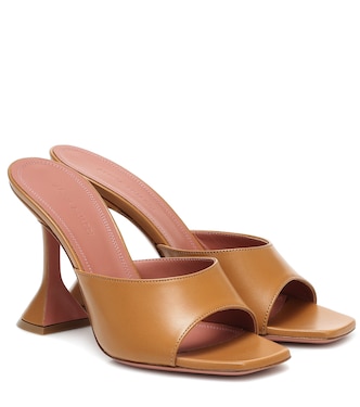 Lupita 95 leather sandals | Amina Muaddi
