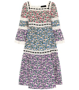 Robe midi imprimée en coton | Marc Jacobs