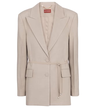 Arbor belted linen-blend blazer | Altuzarra