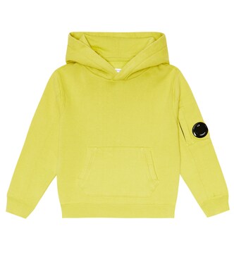 Lens cotton fleece hoodie | C.P. Company Kids