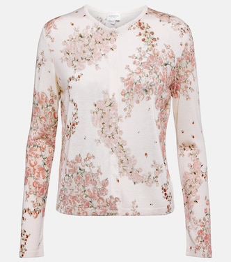 Floral cashmere and silk cardigan | Giambattista Valli