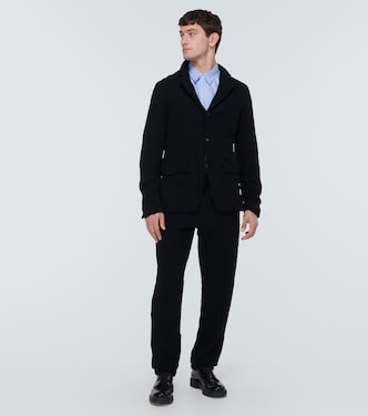 Wool-blend jacket in black - Comme Des Garcons Shirt | Mytheresa