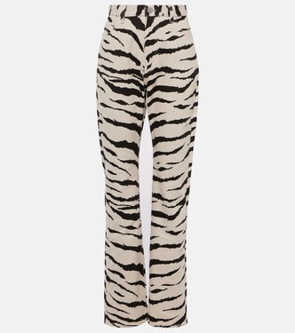 Zebra-print jeans | Alaïa