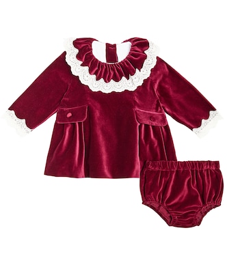 Daroca velvet dress and bloomers set | La Coqueta