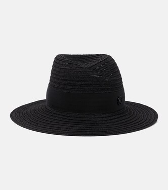 Virginie hemp straw fedora | Maison Michel
