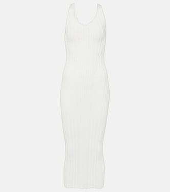 Robe midi Ottilie en coton mélangé | Khaite